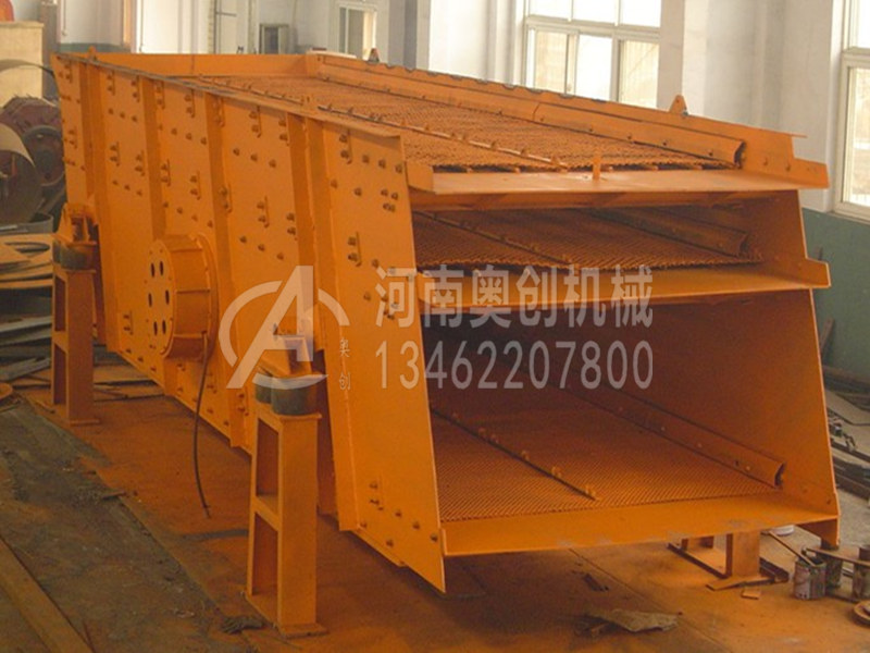 圆振动筛采用圆柱偏心轴激振器和局部块来调节振幅。